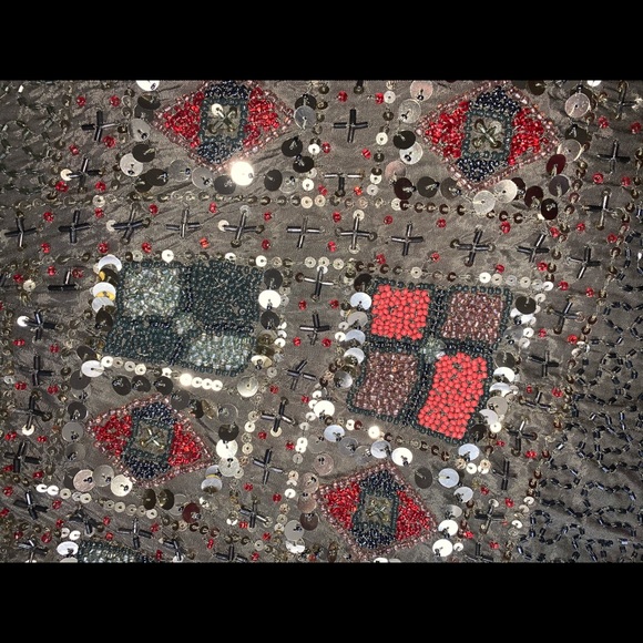 Detailed beaded mini dress - Picture 5 of 6